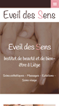 Mobile Screenshot of eveil-des-sens-massage.be